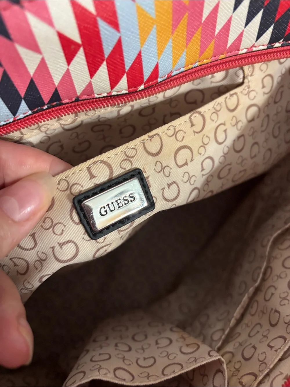 Guess bold tote